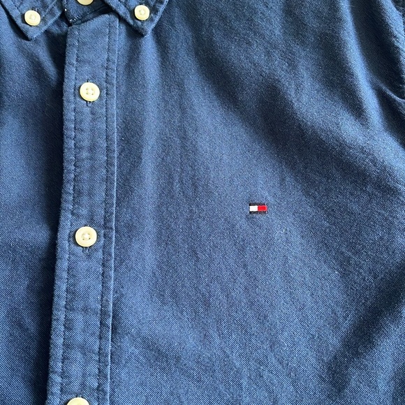NWOT- Mens Tommy Hilfiger Long Sleeve Poplin Shirt - M - Picture 4 of 8